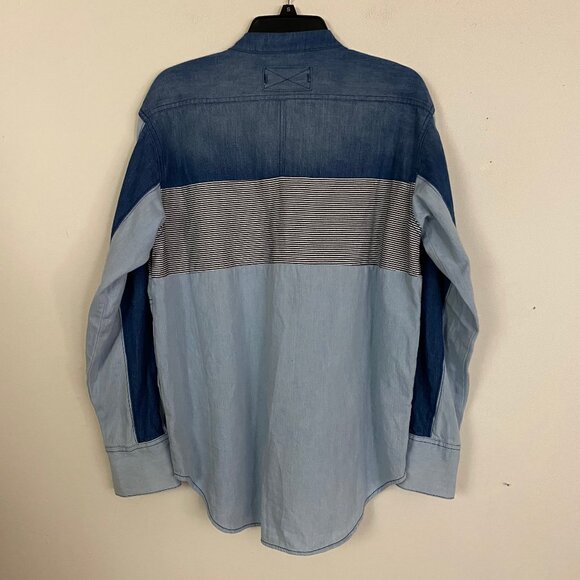 NEW Free People Moto Colorblock Shirt XS - Picture 8 of 12